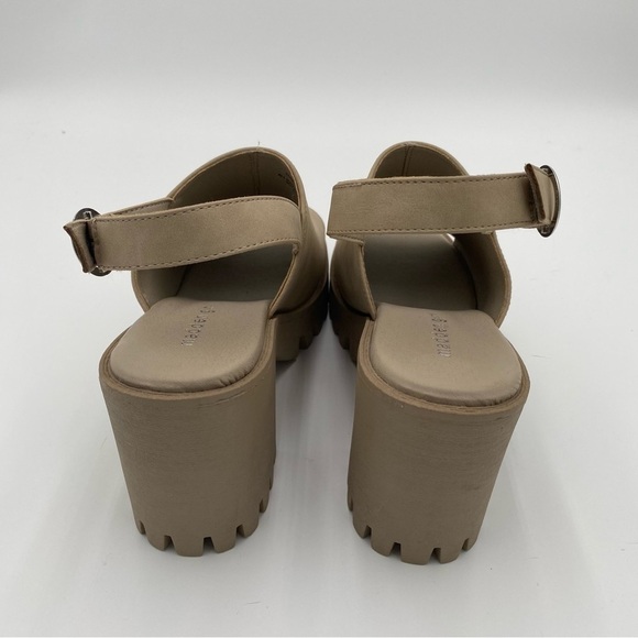 Madden Girl Sonny‎ Y2K Chunky Platform Heeled Slingback Sandals Size 10 NWOT - Picture 6 of 8